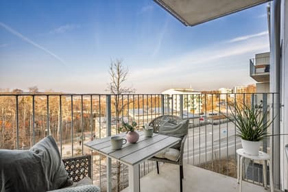 Balkong eller utsiktsbild