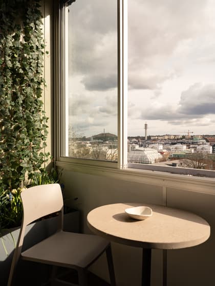 Balkong eller utsiktsbild