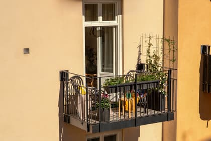 Balkong eller utsiktsbild