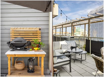 Balkong eller utsiktsbild