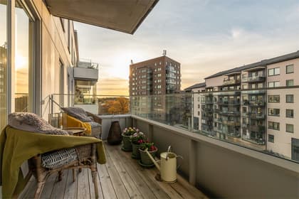 Balkong eller utsiktsbild