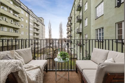 Balkong eller utsiktsbild