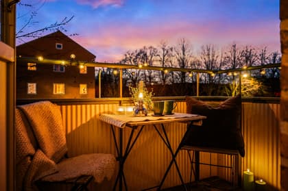 Balkong eller utsiktsbild