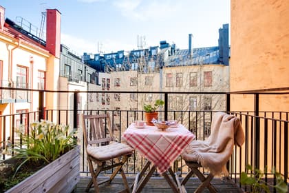 Balkong eller utsiktsbild