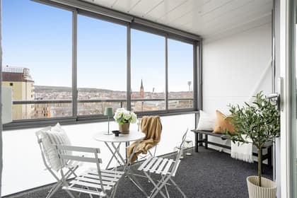 Balkong eller utsiktsbild