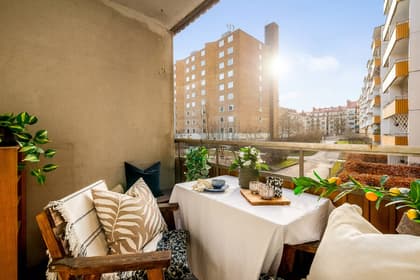 Balkong eller utsiktsbild