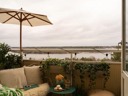 Balkong eller utsiktsbild