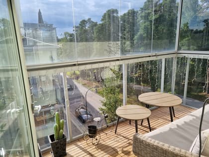 Balkong eller utsiktsbild