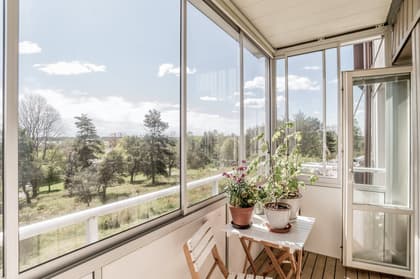 Balkong eller utsiktsbild