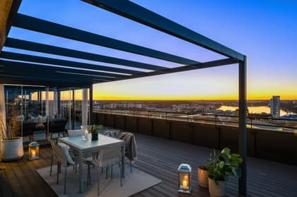 Balkong eller utsiktsbild