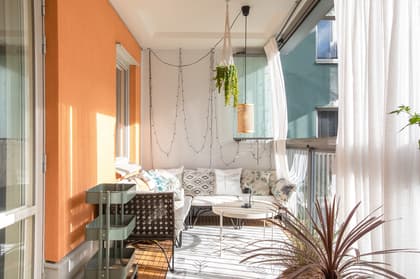 Balkong eller utsiktsbild