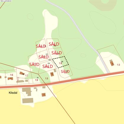 Illustrerad karta över fastigheten eller området