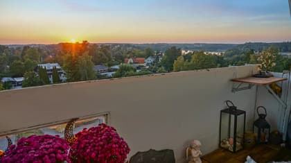 Balkong eller utsiktsbild