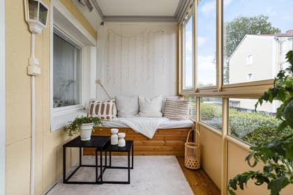 Balkong eller utsiktsbild