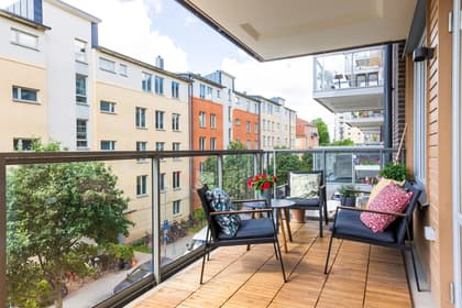 Balkong eller utsiktsbild