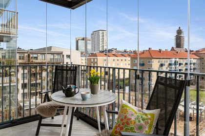 Balkong eller utsiktsbild