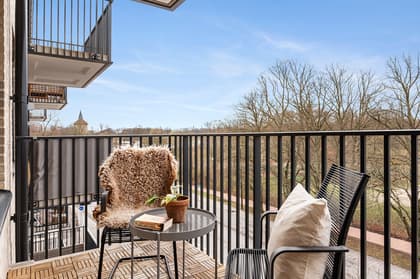 Balkong eller utsiktsbild