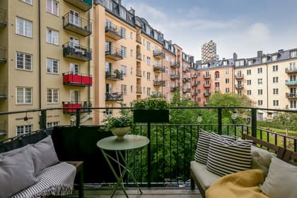 Balkong eller utsiktsbild