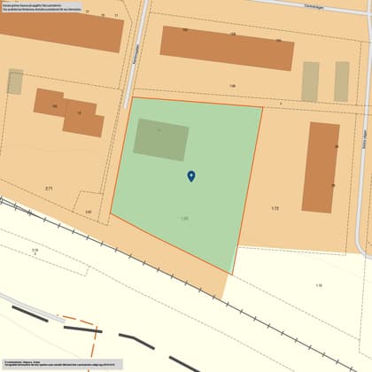 Illustrerad karta över fastigheten eller området