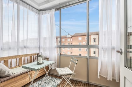 Balkong eller utsiktsbild