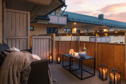 Balkong eller utsiktsbild