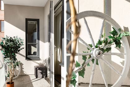 Balkong eller utsiktsbild