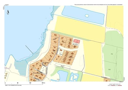 Illustrerad karta över fastigheten eller området