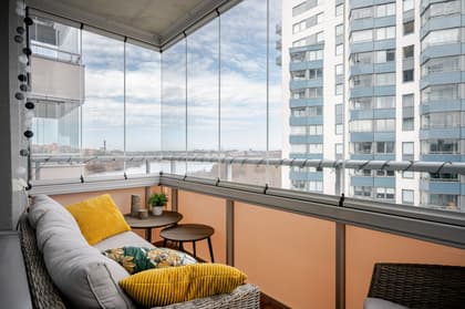 Balkong eller utsiktsbild