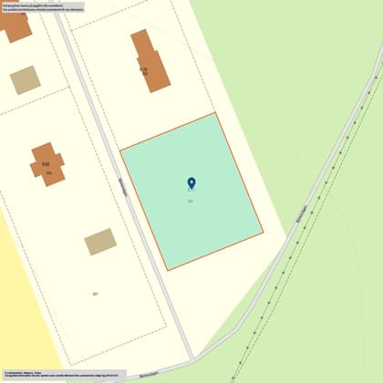 Illustrerad karta över fastigheten eller området