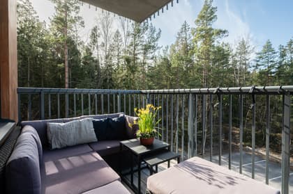 Balkong eller utsiktsbild