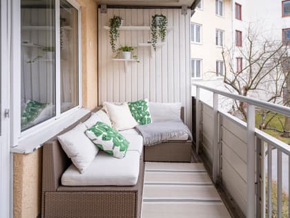 Balkong eller utsiktsbild