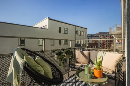 Balkong eller utsiktsbild