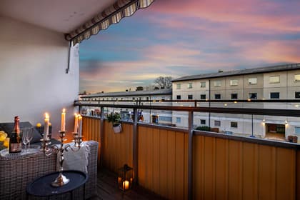 Balkong eller utsiktsbild