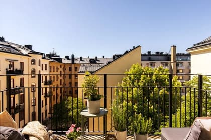 Balkong eller utsiktsbild