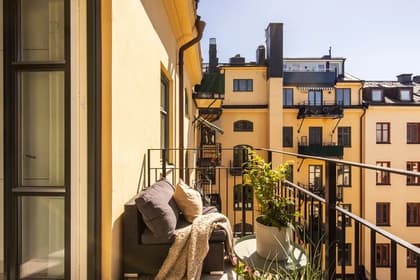 Balkong eller utsiktsbild