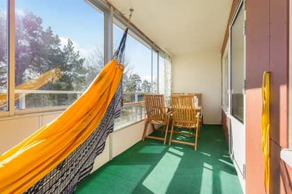 Balkong eller utsiktsbild