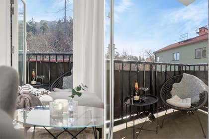 Balkong eller utsiktsbild