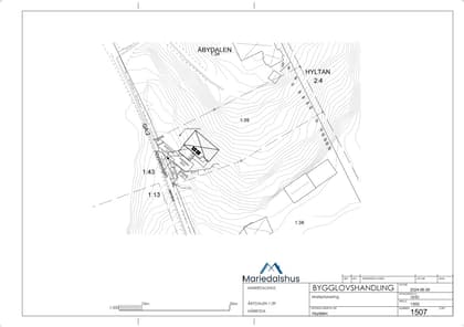 Illustrerad karta över fastigheten eller området