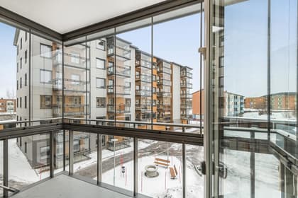 Balkong eller utsiktsbild