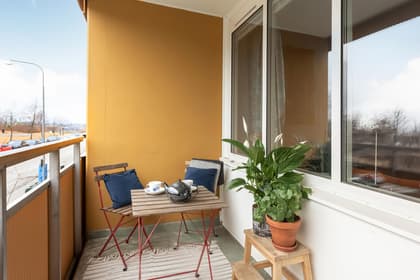 Balkong eller utsiktsbild