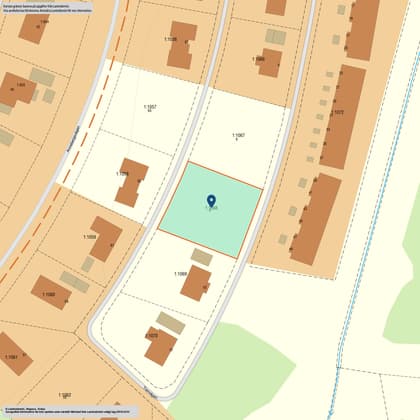 Illustrerad karta över fastigheten eller området