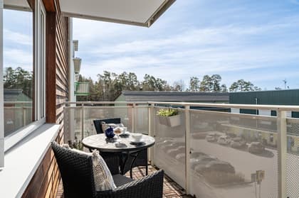 Balkong eller utsiktsbild