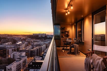 Balkong eller utsiktsbild