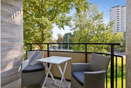 Balkong eller utsiktsbild