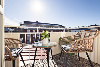 Balkong eller utsiktsbild