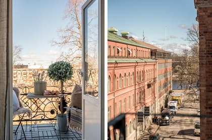 Balkong eller utsiktsbild