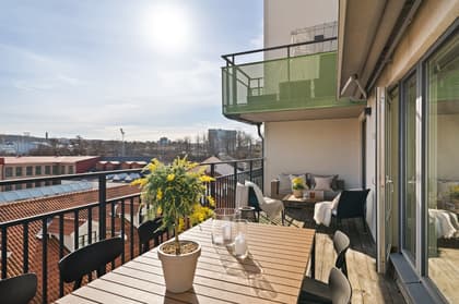 Balkong eller utsiktsbild