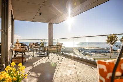 Balkong eller utsiktsbild