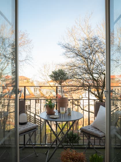 Balkong eller utsiktsbild