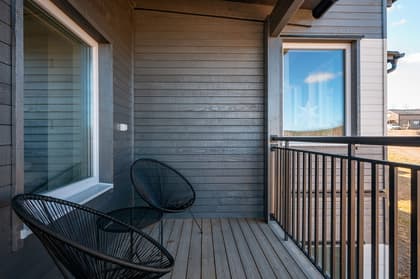 Balkong eller utsiktsbild